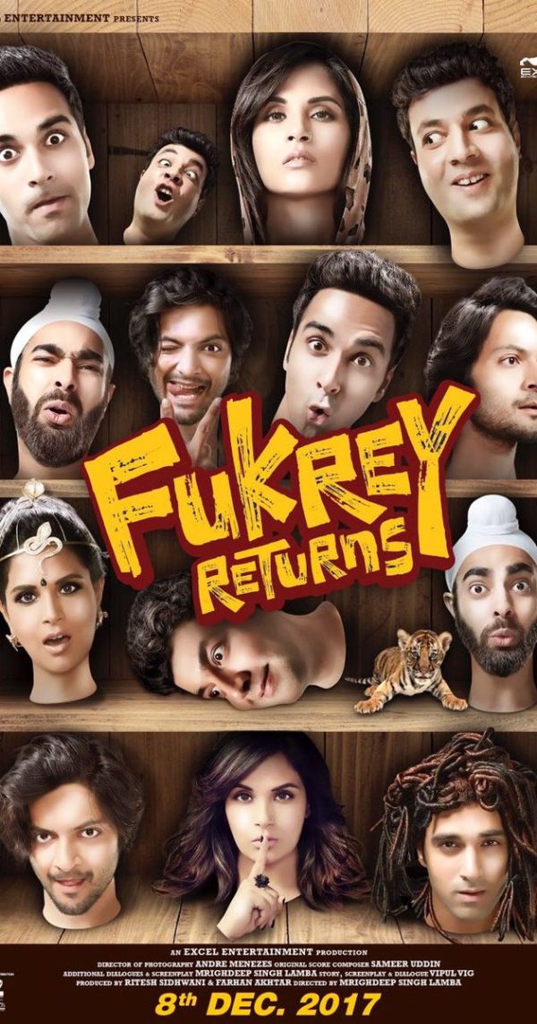 Fukrey Returns (2017) poster